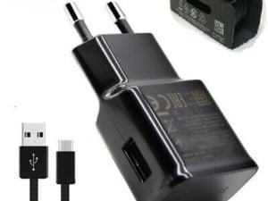 TT&C Adaptive Fast Wall Charger kit with USB Type-C Cable Compatible with Samsung Galaxy S8/S8 Plus/ S9/ S9+/ S10/ S10 Plus/Note 8/ Note 9 (Black)