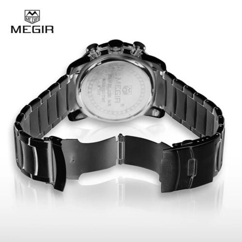 MEGIR Top Luxury Brand Men's Wrist Watch Mens Chronograph Clocks Men Male Quartz Watches Stainless Steel Clock - Image 6