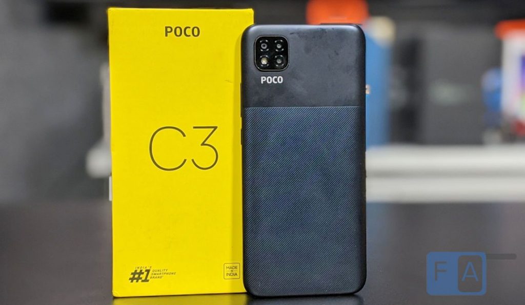 poco c3 black colour