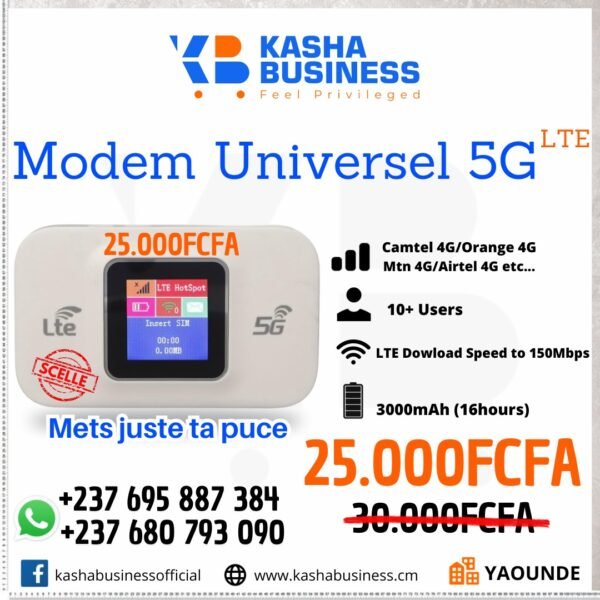 Modem E5785 Wifi 4G 5G LTE – (3000mAh)