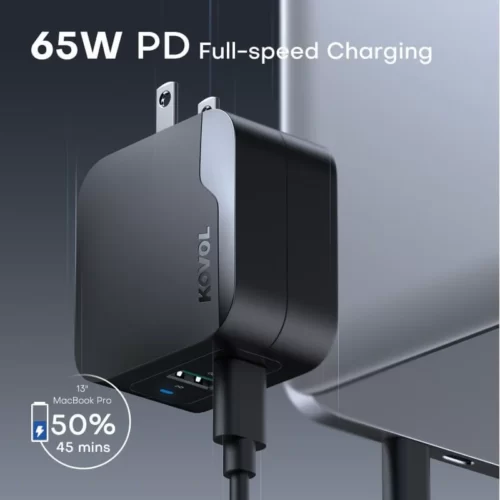 Kovol Sprint 65W PD GaN Wall Charger - Image 5