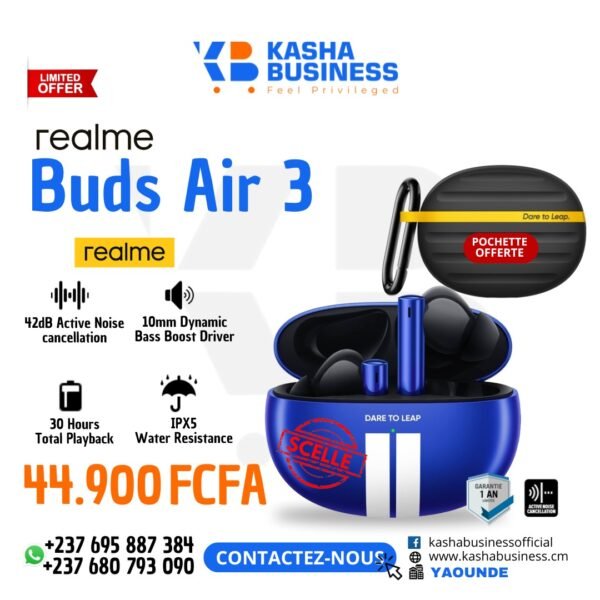 realme Buds Air 3 True Wireless with 42dB Active Noise Cancellation (ANC)