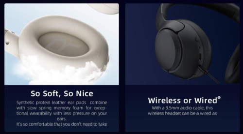 QCY H3 ANC Bluetooth Headphones Over Ear, Active Noise Cancelling - Image 10